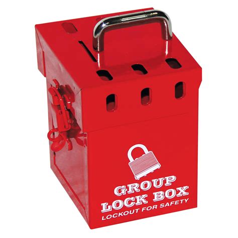 red steel group lockout box|lockout boxes for sale.